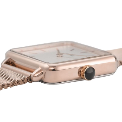 Cluse Special Edition La Tétragone Rose Gold női óra szett (CLG014)