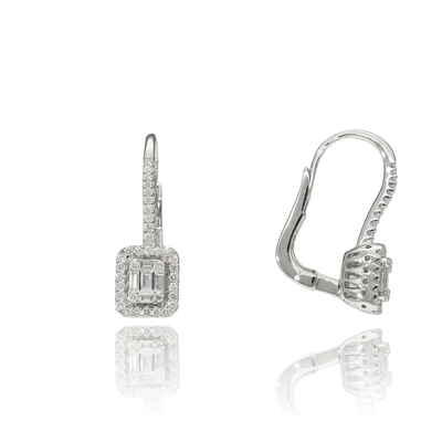 Ponte Vecchio 18 karátos gyémánt fülbevaló (CO1510-30BRW)