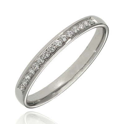 Fehér arany gyűrű 54-es méret (COMF25012CIRK-54)