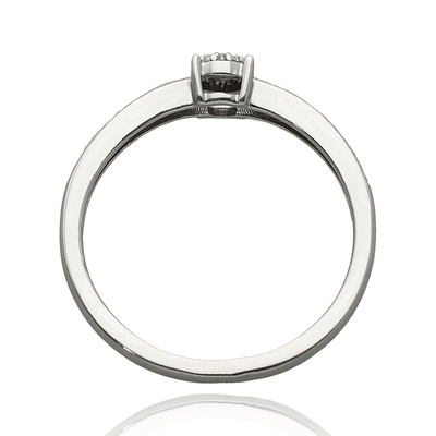 Fehér arany gyűrű 53-as méret (CR8066W13-53)