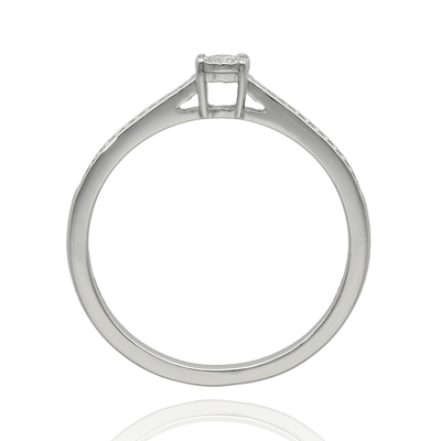 Fehér arany gyűrű 53-as méret (CR8110W13-53)