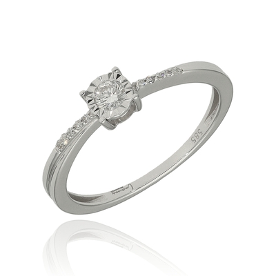 Fehér arany gyűrű 50-es méret (CR8131W10-50)