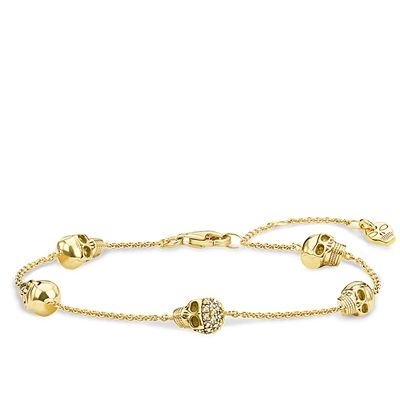 Thomas Sabo koponya gyémánt karkötő (DA0029-924-39-L19)