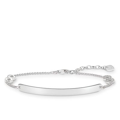 Thomas Sabo Love Bridge gyémánt gravírozható karkötő (DLBA0001-725-14-L19)