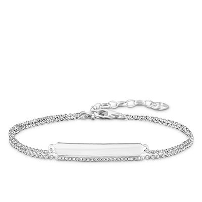 Thomas Sabo Love Bridge gyémánt gravírozható karkötő (DLBA0003-725-21-L19)