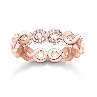 Thomas Sabo gyémánt végtelen gyűrű 52-es méret (DTR0003-923-14-52)