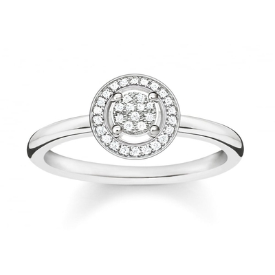Thomas Sabo gyémánt gyűrű 56-os méret (DTR0008-725-14-56)