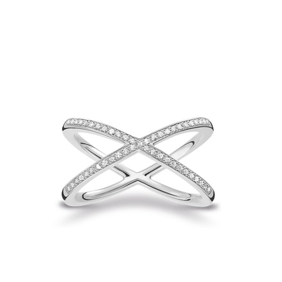 Thomas Sabo gyémánt gyűrű 60-as méret (DTR0029-725-14-60)