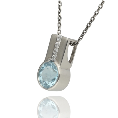 Ezüst nyakék (E2182ZBBT_2I)