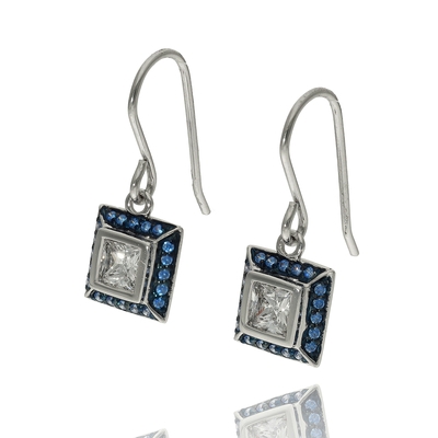 Ezüst fülbevaló (E2621CBRFB)