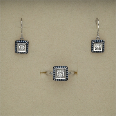 Ezüst fülbevaló (E2621CBRFB)