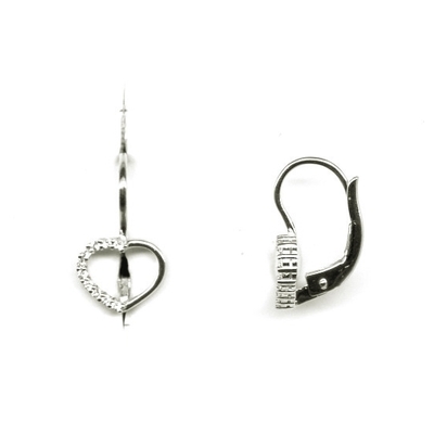 Fehér arany fülbevaló (F96-9065-BO)