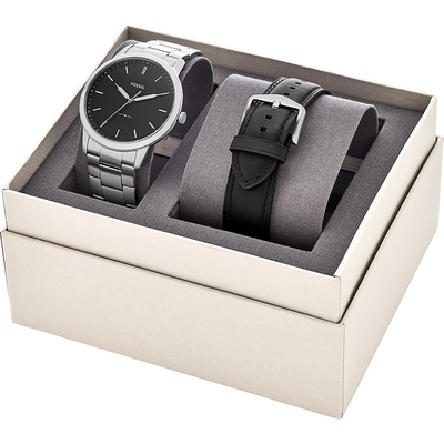 Fossil The Minimalist férfi óra szett (FS5451SET)