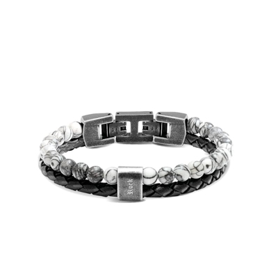 ROCHET férfi ásványi karkötő 21 cm (HB562200)