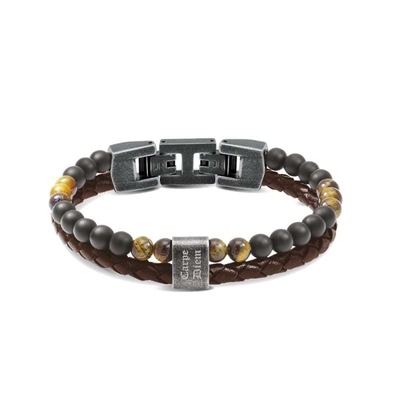 ROCHET férfi ásványi karkötő 21 cm (HB562203)