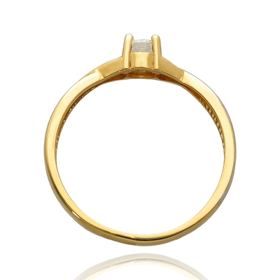 Arany gyűrű 56-os méret (ICR203121-YW-FCZ-56)