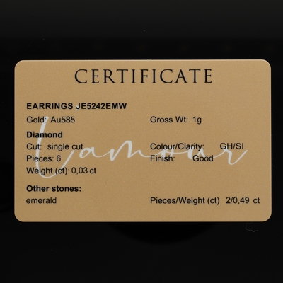 Fehér arany fülbevaló (JE5242EMW)