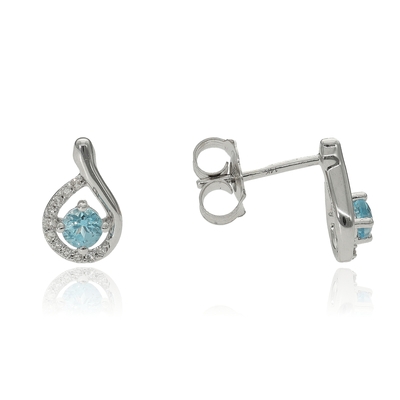 Fehér arany fülbevaló (JE6512BTW)