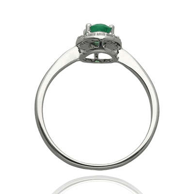 Fehér arany gyűrű 53-as méret (JR10369EMW13-53)