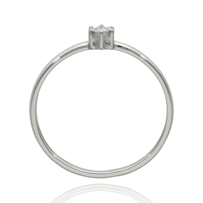 Fehér arany gyűrű 53-as méret (JR11003W14-53)