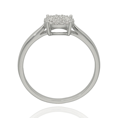 Fehér arany gyűrű 54-es méret (JR11622W14-54)