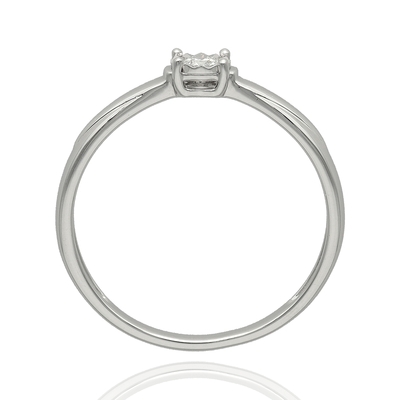 Fehér arany gyűrű 53-as méret (JR14315W13-53)