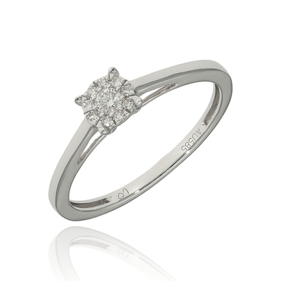 Fehér arany gyűrű 51-es méret (JR14318W11-51)