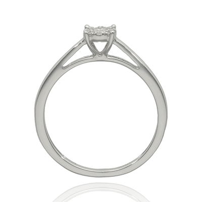 Fehér arany gyűrű 51-es méret (JR14318W11-51)