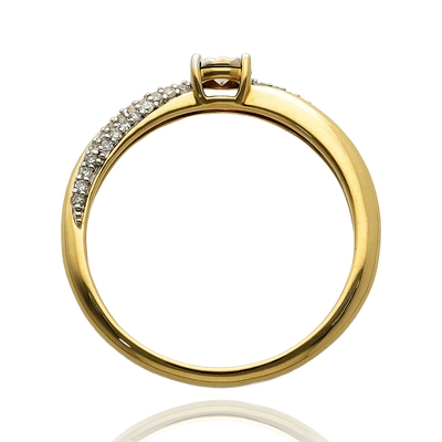 Arany gyűrű 55-ös méret (JR16156Y15-55)