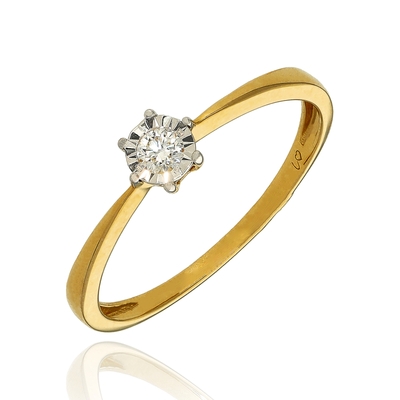 Arany gyűrű 57-es méret (JR18216Y17-57)