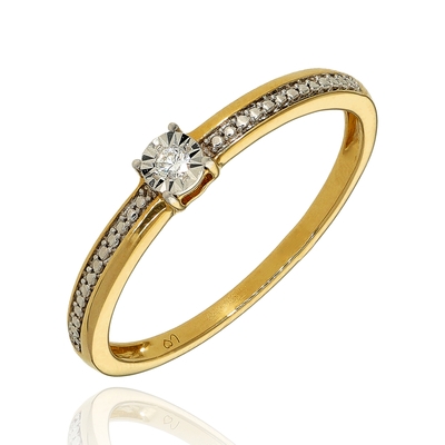 Arany gyűrű 58-as méret (JR20488Y18-58)