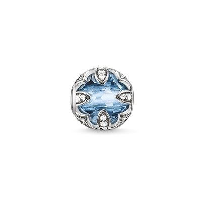 Thomas Sabo Karma Beads Kék Lotus gyöngy (K0106-644-1)