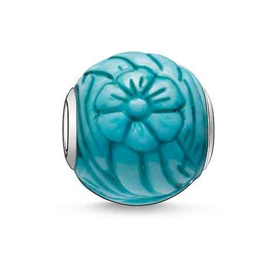 Thomas Sabo türkiz napraforgó gyöngy (K0023-589-17)