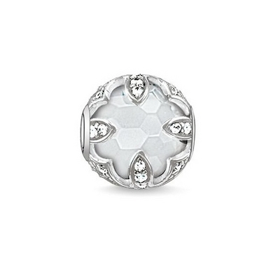 Thomas Sabo Lotus milky quartz gyöngy (K0143-690-14)