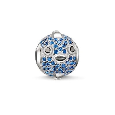 Thomas Sabo Kék Gömbhal gyöngy (K0149-667-31)