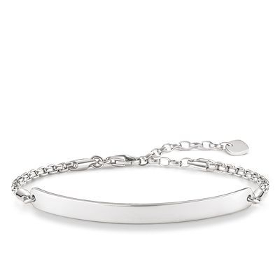 Thomas Sabo Love Bridge gravírozható karkötő 18 cm (LBA0047-001-12-L18)