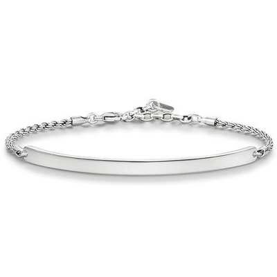 Thomas Sabo Love Bridge gravírozható karkötő (LBA0008-637-12-L18)
