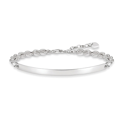 Thomas Sabo Love Bridge gravírozható karkötő 19,5 cm (LBA0043-051-14-L19,5)