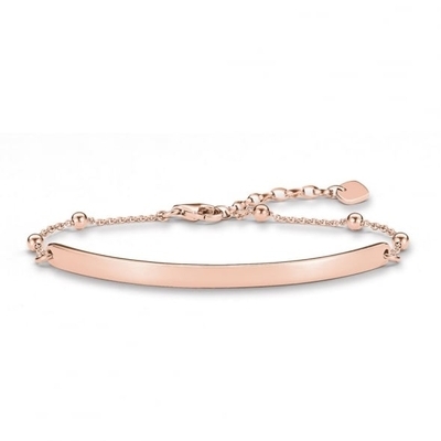 Thomas Sabo Love Bridge gravírozható karkötő 19,5 cm (LBA0044-415-12-L19,5)