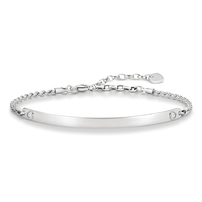Thomas Sabo Love Bridge gravírozható karkötő 18 cm (LBA0045-051-14-L18)