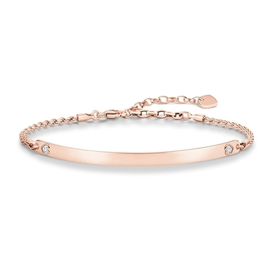 Thomas Sabo Love Bridge gravírozható karkötő 19,5 cm (LBA0045-416-14-L19,5)