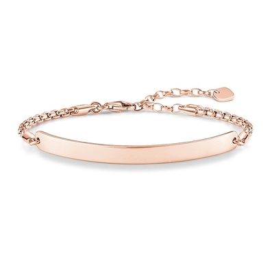 Thomas Sabo Love Bridge gravírozható karkötő (LBA0047-415-12-L18)