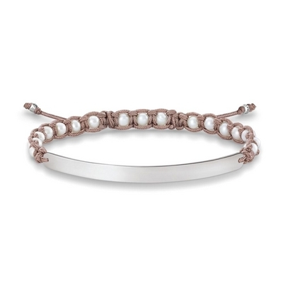 Thomas Sabo Love Bridge gravírozható karkötő 19 cm (LBA0053-170-14-L19)