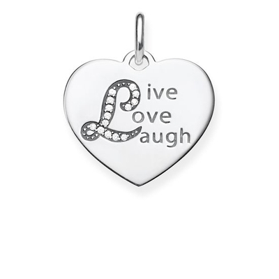 Thomas Sabo Love Bridge gravírozható medál (LBPE0021-051-21)