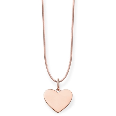 Thomas Sabo Little Secrets gravírozható szív nyaklánc (LSKE004-597-19-L80)