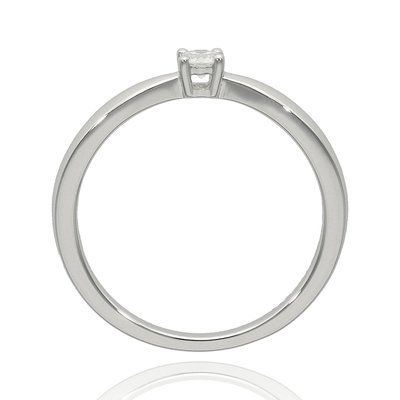 Fehér arany gyűrű 52-es méret (M684/10-52)