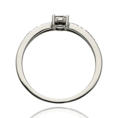 Fehér arany gyűrű 54-es méret (MR2870W14-54)