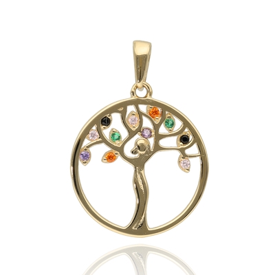 Arany Életfa medál (ÖZ-P-1224-CZ_KT)