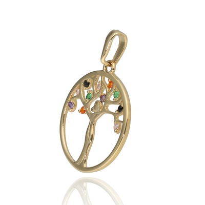 Arany Életfa medál (ÖZ-P-1224-CZ_KT)