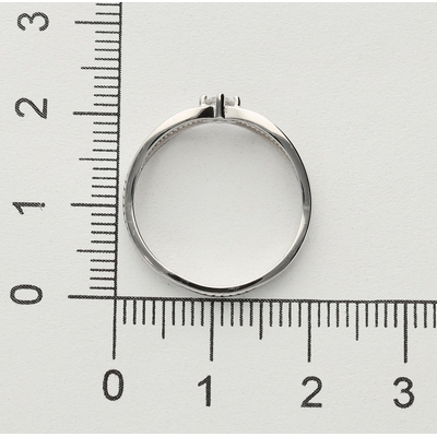 Fehér arany gyűrű 55-ös méret (P1603F-55)